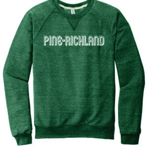 Jerzees Snow Heather French Terry Raglan Crew - Adult