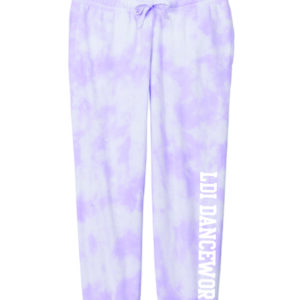 LDI Port & Co Women's Beach Wash Cloud Tie-dye Sweatpant